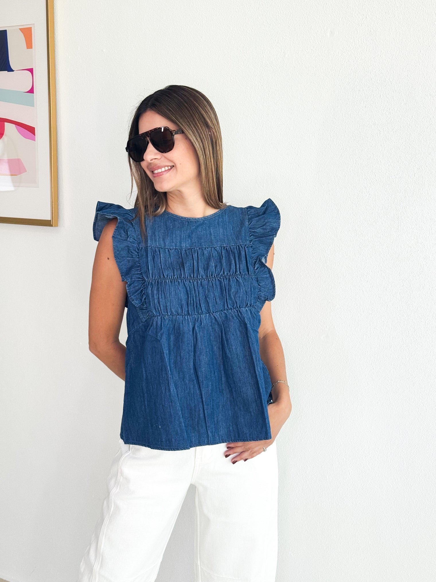 Denim Top