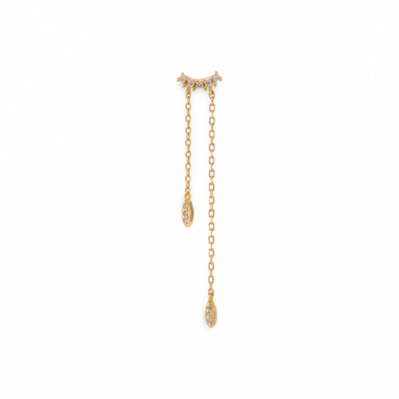 Zircon Long Earring