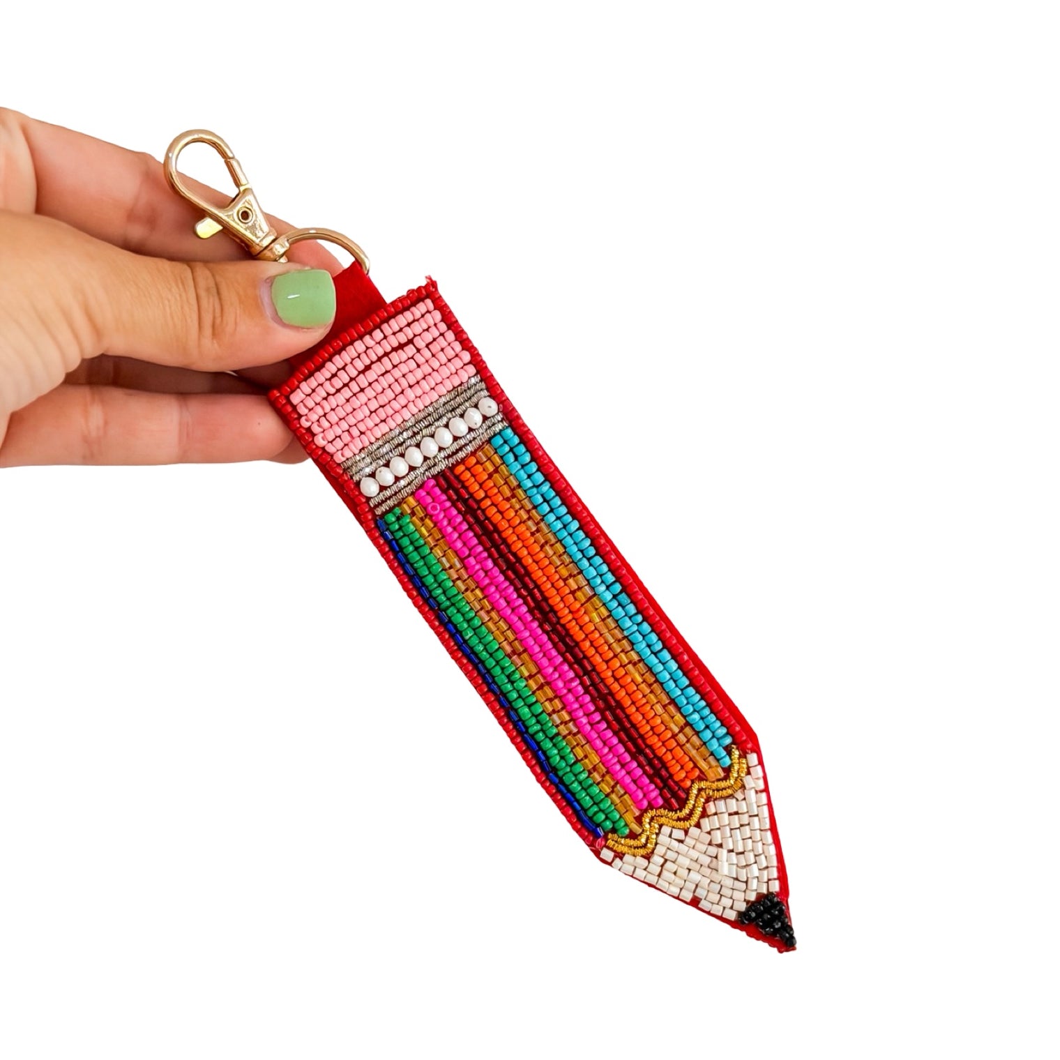 Sequin & Bead Keychain Wristlet — Choose Your Vibe