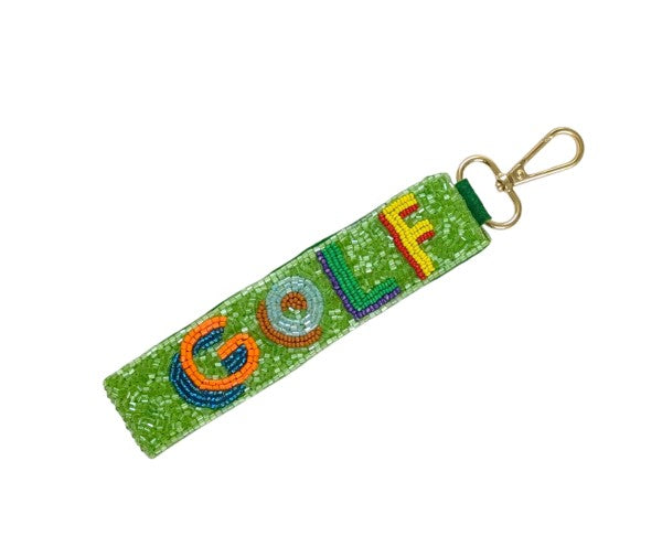 Sequin & Bead Keychain Wristlet — Choose Your Vibe