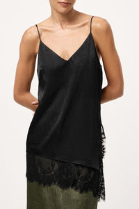 Lace Trim Tank Top