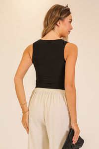 Cut-Out Knit Top