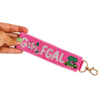 Sequin & Bead Keychain Wristlet — Choose Your Vibe