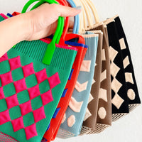 Knit Crossbody Tote