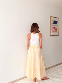 Sunshine Gingham Maxi Skirt