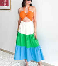 Color Block Dress
