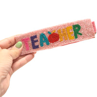 Sequin & Bead Keychain Wristlet — Choose Your Vibe