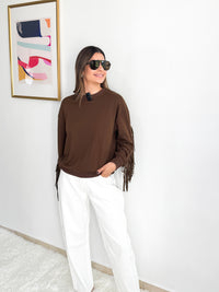 Fringe Knit Top