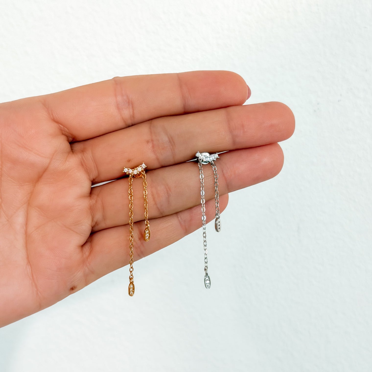 Zircon Long Earring
