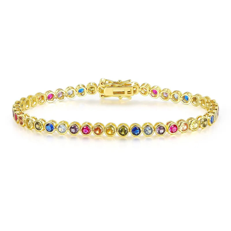 Tennis Rainbow Luxe Bracelet