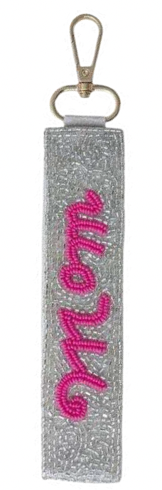 Sequin & Bead Keychain Wristlet — Choose Your Vibe