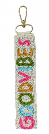 Sequin & Bead Keychain Wristlet — Choose Your Vibe