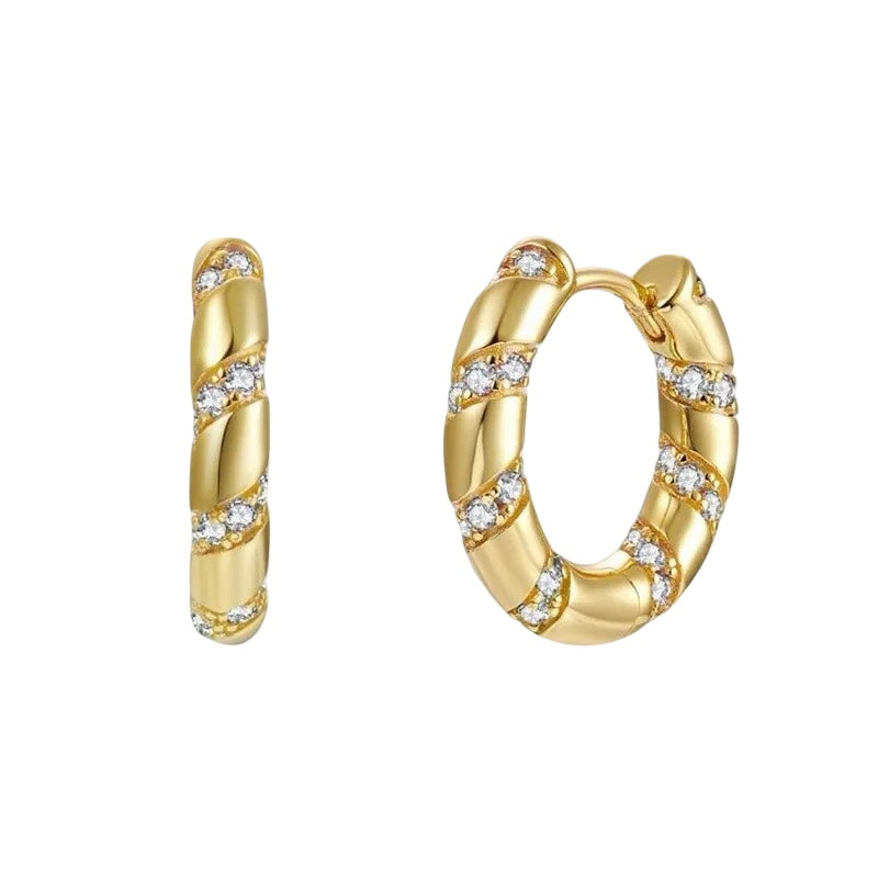Twisted Glow Hoops