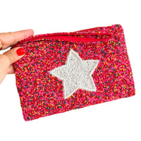 Star Wristlet Beaded Wallet — $24