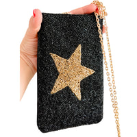 Crossbody Beaded Bag — Handmade · $24