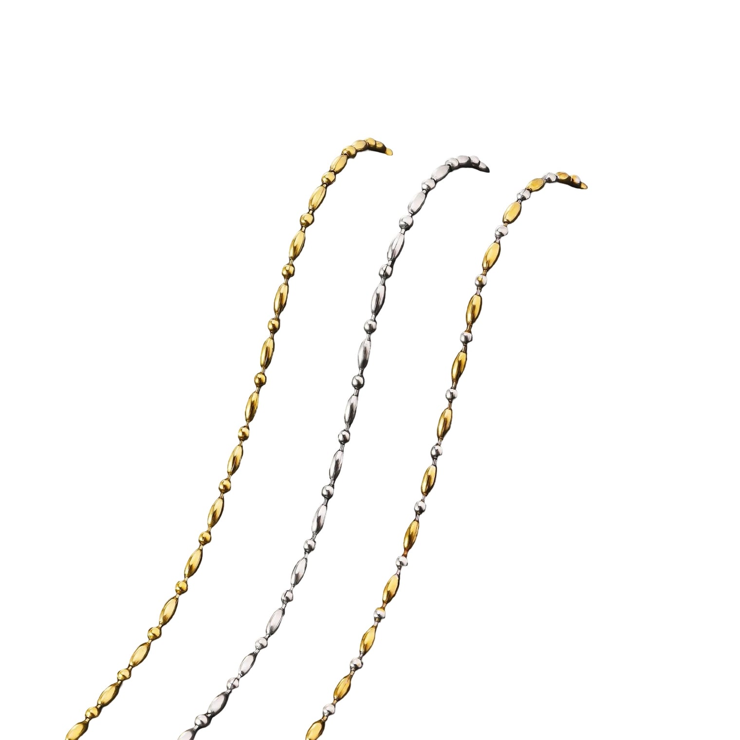 Luxe Beaded Chain Necklace